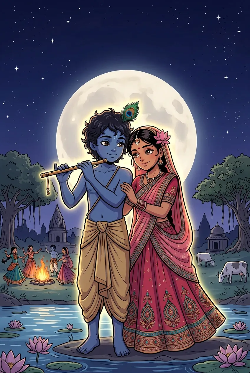 Radha Krishna: The Divine Love Story cover